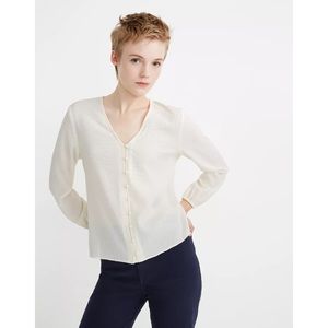 Madewell V Neck Blouse